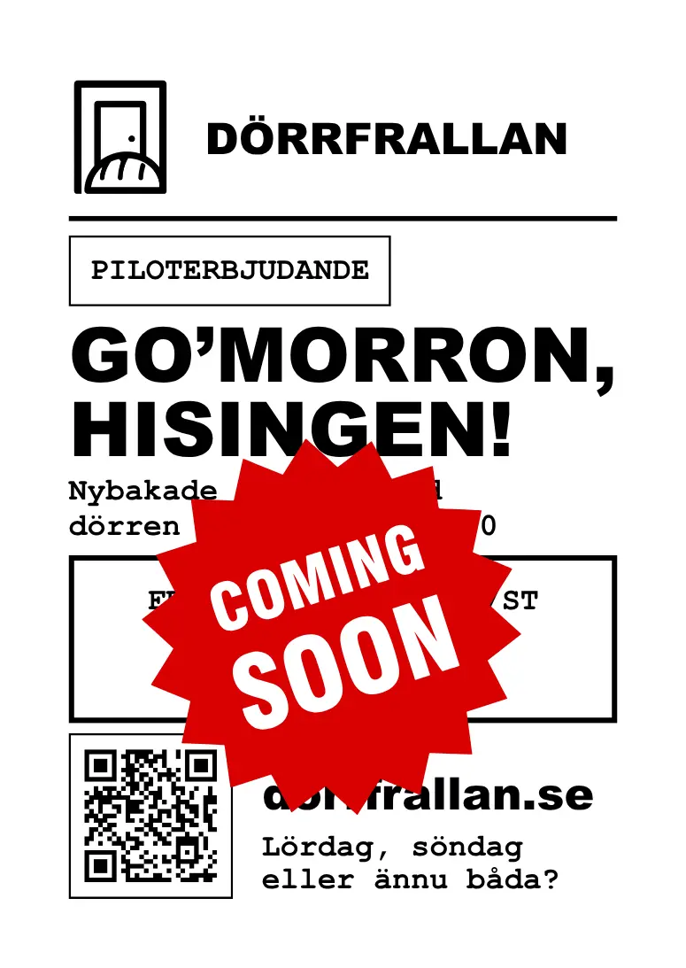 DÖRRFRALLANs flyer-erbjudande